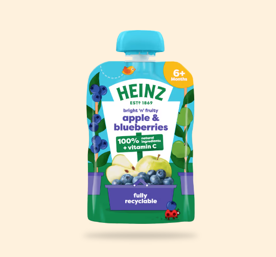 HEINZ bright 'n' fruity apple & blueberries