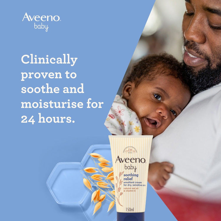 AVEENO® SOOTHING RELIEF EMOLLIENT CREAM, 150ML