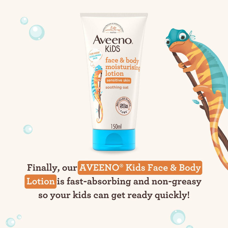AVEENO® KIDS BUBBLE BATH & WASH, 250ML