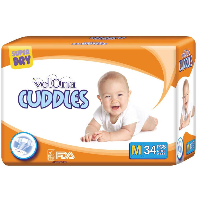 Velona Cuddles Classic Diapers | Jumbo Pack