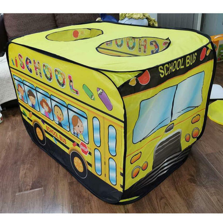 School Bus - Play Tent with 50 Balls | 70 x 70 x 112