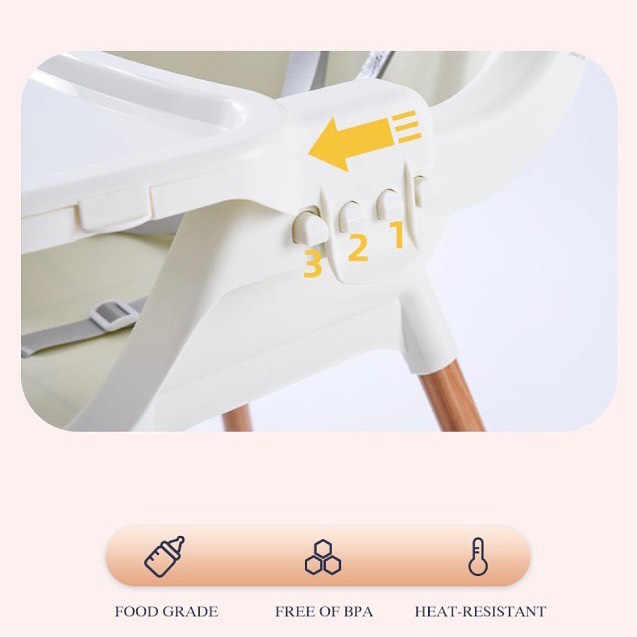 Nigel | High Chair | Feeding Chair | Adjustable Sizes