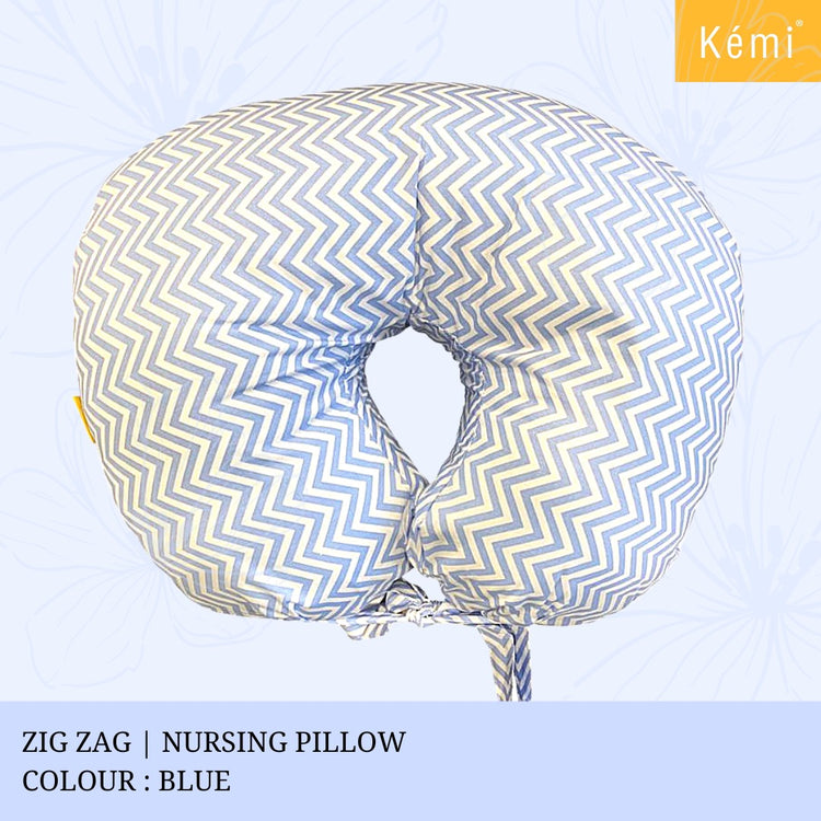 Feeding Pillow with Cover | Breast Feeding Pillow | Baby Nursing Pillow | 100% Cotton | High Quality