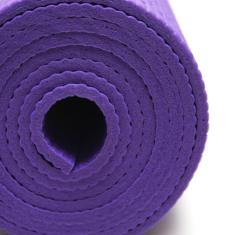 Yoga Mat 6mm with Free Bag - Non Slip, Washable, Moisture