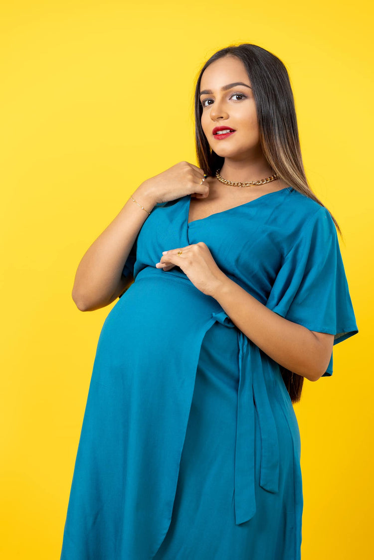 All this Happiness - Maternity / Nursing Wrap Dress