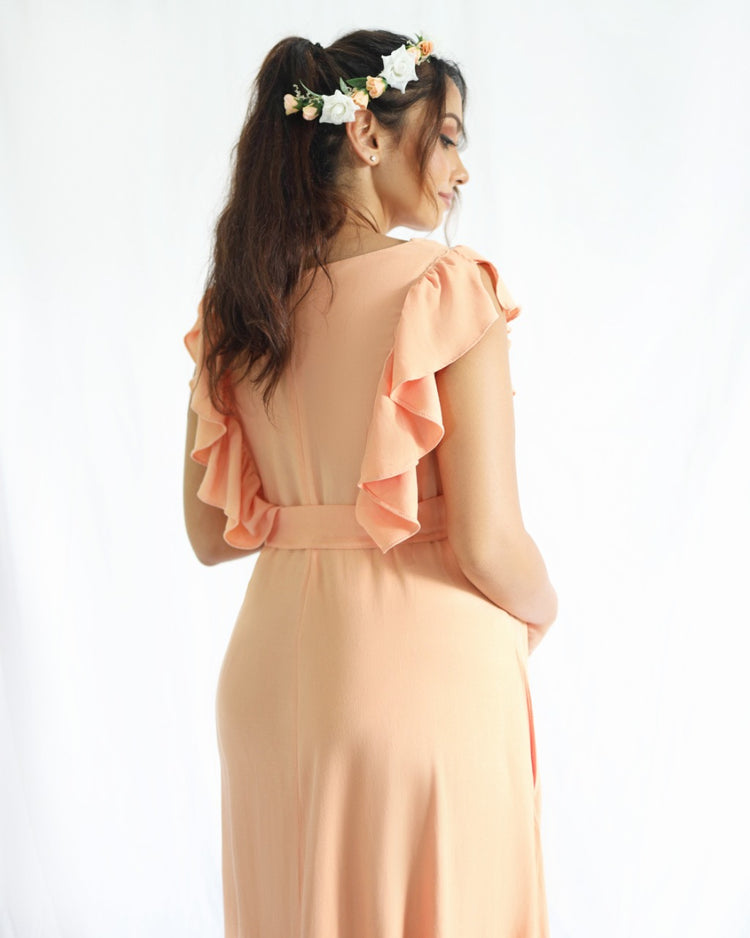 Dreamy Mimosa | Maternity Midi Dress