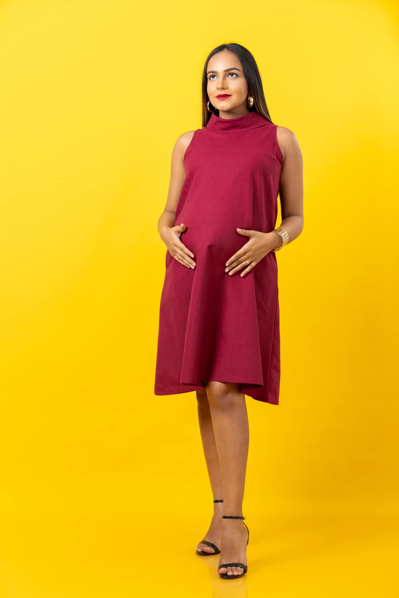 Spark of Joy - Pocketed Maternity / Nursing Dress