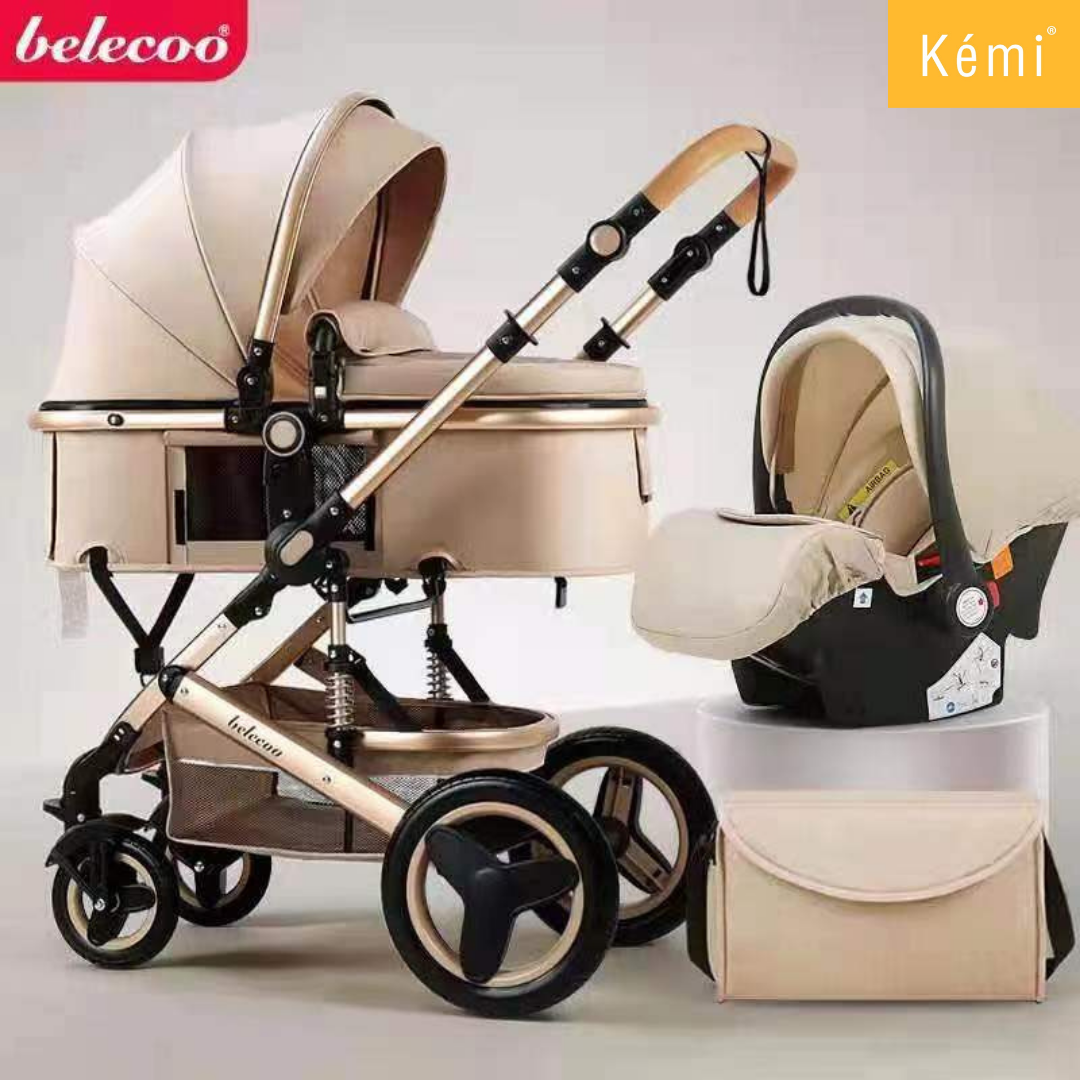 Baby Stroller Belecoo 530W Travel System 3 IN 1 Kemi Colombo