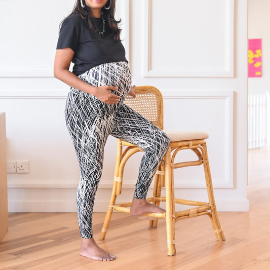 BLUSH MUMMY LEGGINGS
