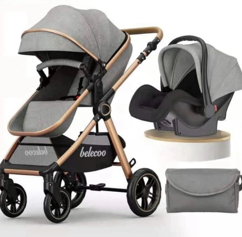 Baby Stroller- Belecoo X1 Dynamic 3 - IN - 1  Cabin Stroller & Travel System