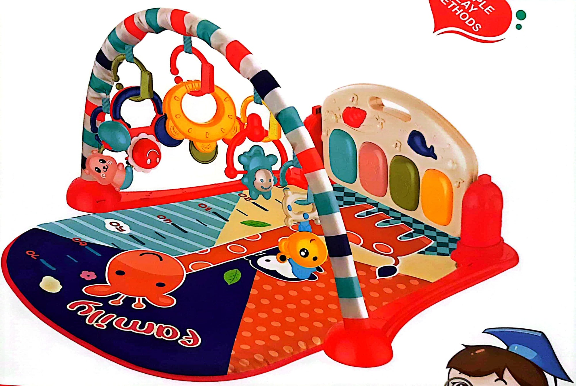 Multi-Function Fitness Rack Play Gym - Happy Gift To The Child!