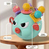 Cartoon Pufferfish Hand Catch Ball Rattle