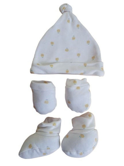 Newborn Cap, Socks and Mittens Set