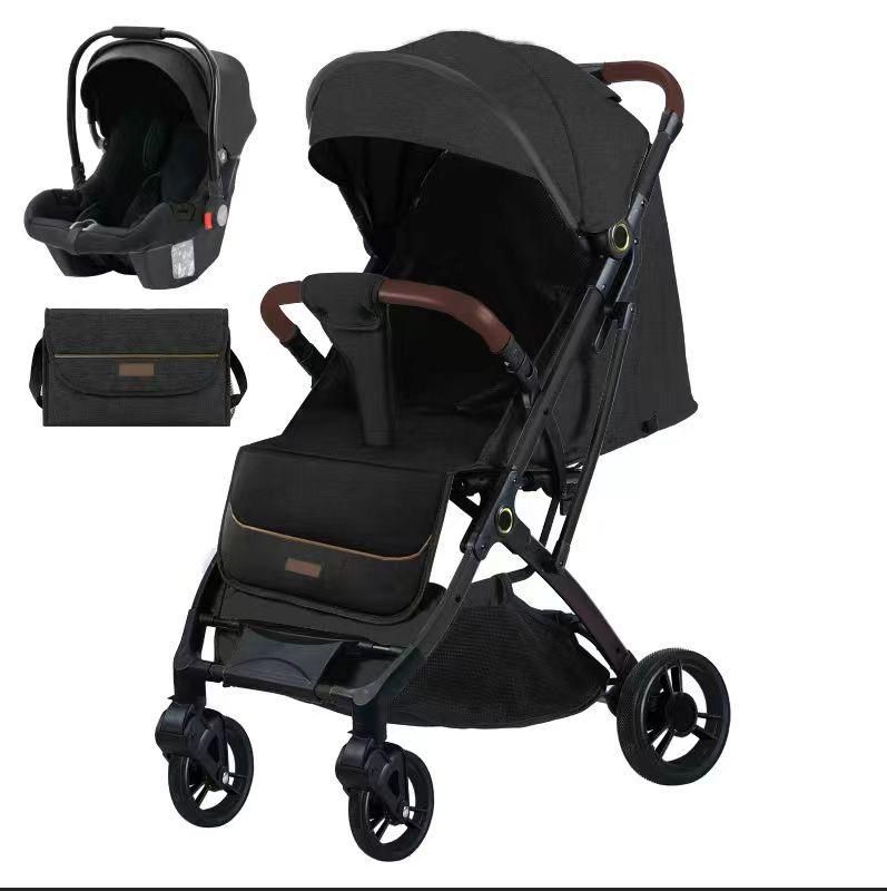 BURBAY 3 In 1 Baby Stroller, Baby Carry Coat And Baby Bag