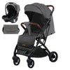 BURBAY 3 In 1 Baby Stroller, Baby Carry Coat And Baby Bag