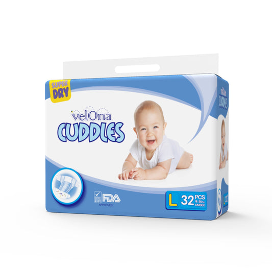 Velona Cuddles Classic Diapers | Jumbo Pack