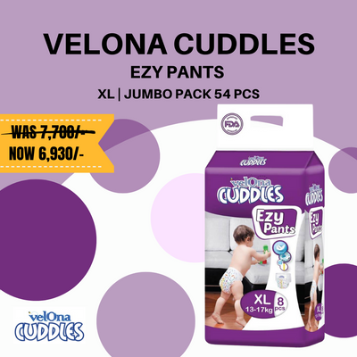 Velona Cuddles Ezy Pants | Jumbo Pack | 54 Pcs