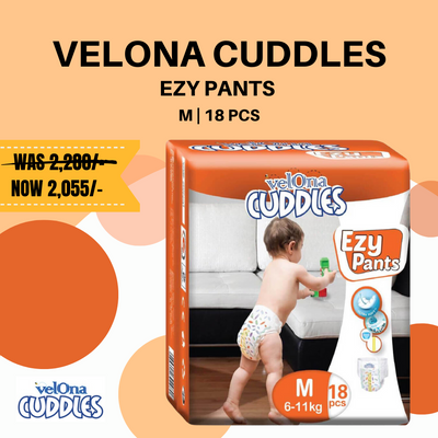 Velona Cuddles Ezy Pants | Standard Pack | 18 Pcs