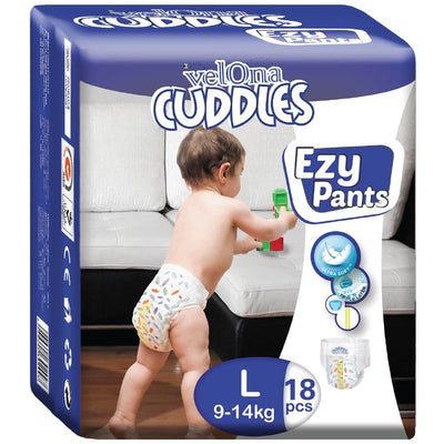 Velona Cuddles Ezy Pants | Standard Pack | 18 Pcs