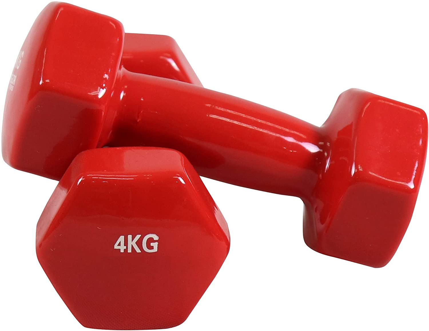 Dumbbell | High Quality Ladies Dumbbell | Yoga Training Dumbbell | Weight - 4KG | Red | Purple | Single Unit